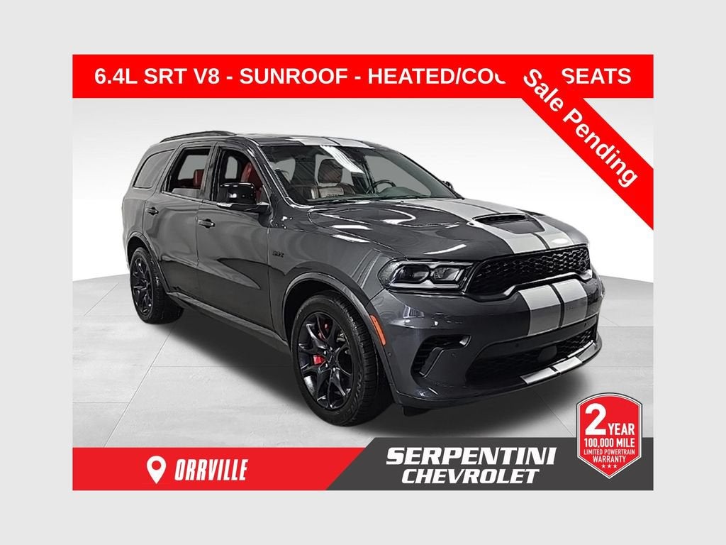 2024 Dodge Durango SRT 392 Plus in Gray — front three-quarter view