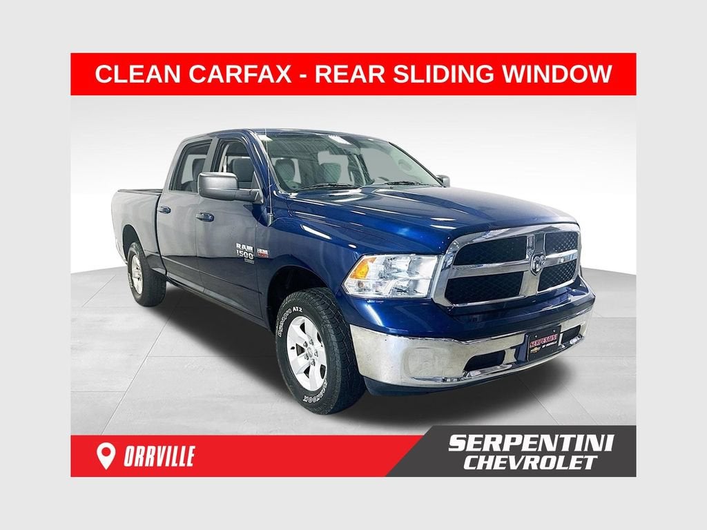 2020 RAM 1500 Classic SLT in Blue — front three-quarter view