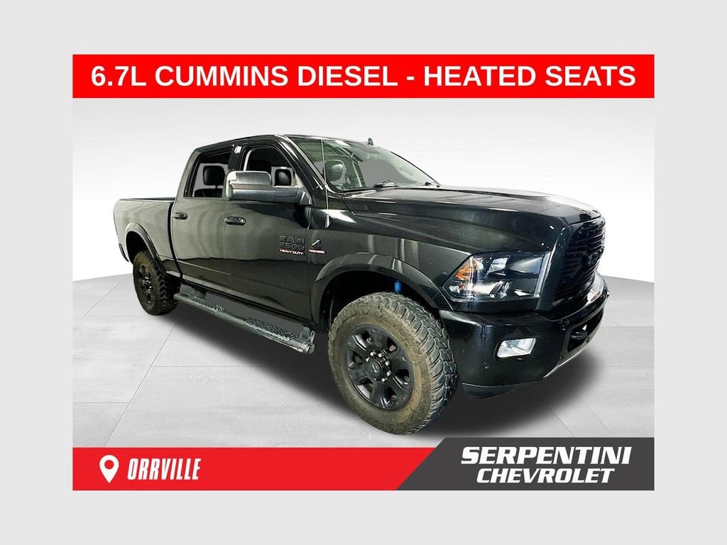 2018 RAM 2500 Lone Star in Black — front three-quarter view