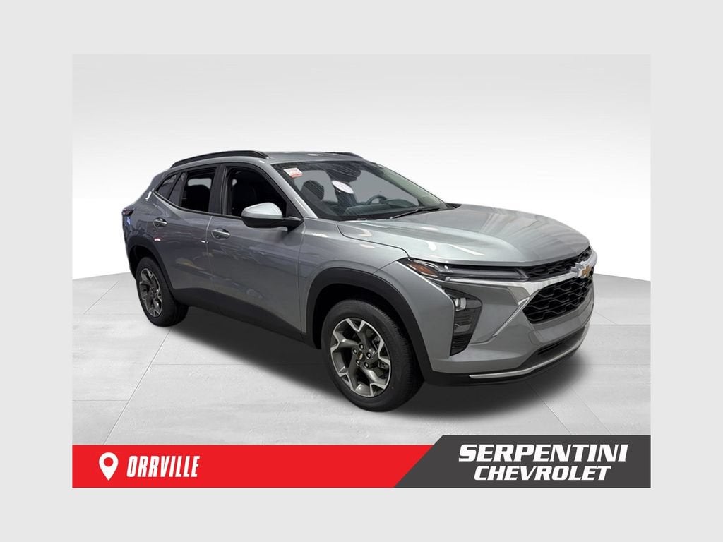 2026 Chevrolet Trax LT in Sterling Gray Metallic — front three-quarter view