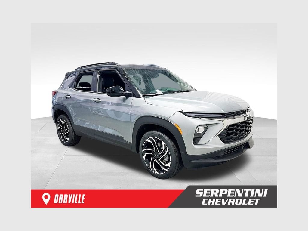 2026 Chevrolet Trailblazer RS in Sterling Gray Metallic — front three-quarter view